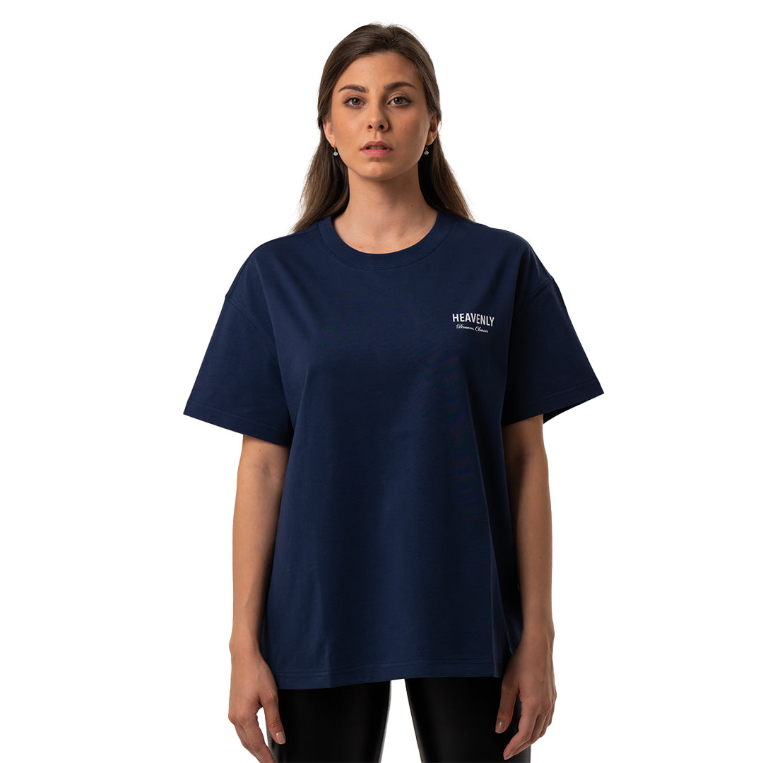 HVLY DREAM CHASERS T-SHIRT -NAVY BLUE